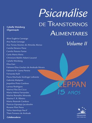 cover image of Psicanálise de transtornos alimentares